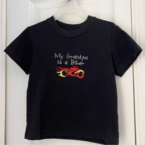 Black embroidered shirt 24M